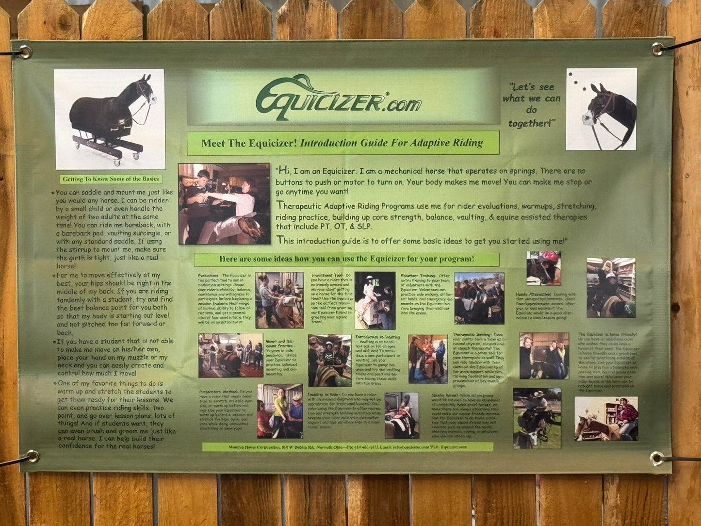 Equicizer Adaptive Riding Banner