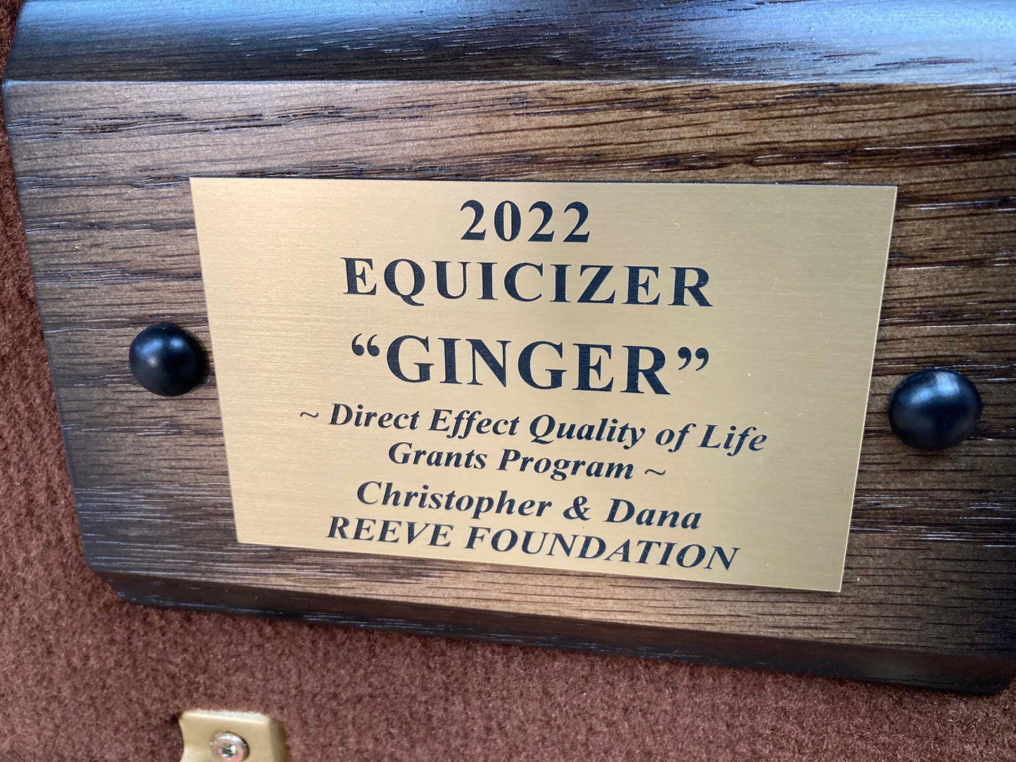Equicizer - Engraved Name Plates