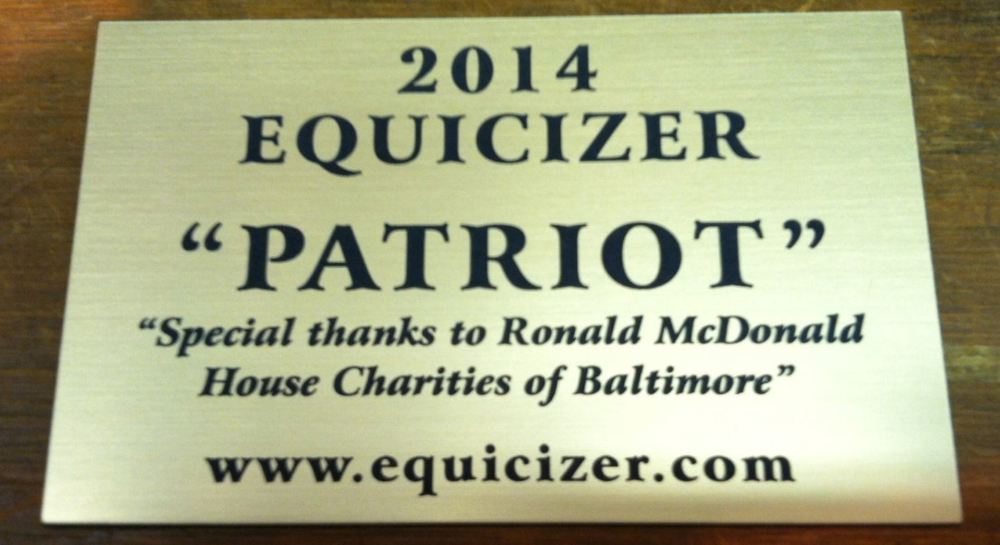 Equicizer - Engraved Name Plates