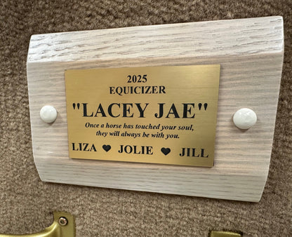 Equicizer - Engraved Name Plates