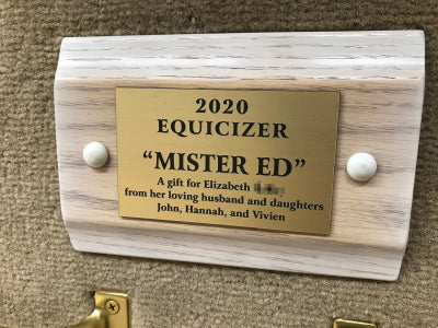 Equicizer - Engraved Name Plates